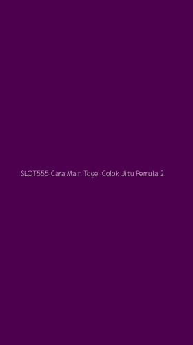 Tampilan Antarmuka Aplikasi Slot555 Cara Main Togel Colok Jitu Pemula - 2