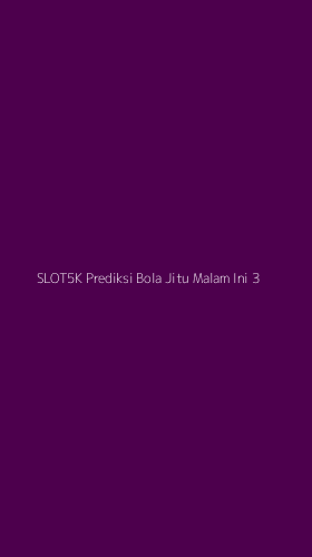 Tampilan Antarmuka Aplikasi Slot5k Prediksi Bola Jitu Malam Ini - 3