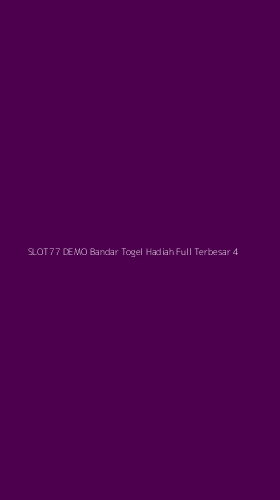 Tampilan Antarmuka Aplikasi Slot77 Demo Bandar Togel Hadiah Full Terbesar - 4