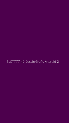 Tampilan Antarmuka Aplikasi Slot777 4d Desain Grafis Android - 2