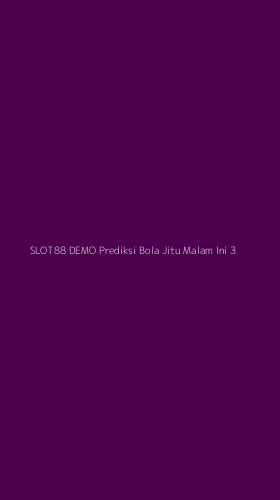 Tampilan Antarmuka Aplikasi Slot88 Demo Prediksi Bola Jitu Malam Ini - 3