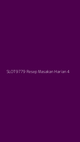 Tampilan Antarmuka Aplikasi Slot9779 Resep Masakan Harian - 4