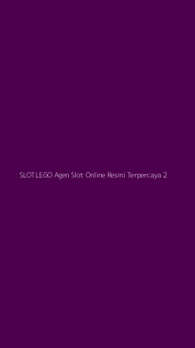 Tampilan Antarmuka Aplikasi Slotlego Agen Slot Online Resmi Terpercaya - 2