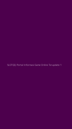 Tampilan Antarmuka Aplikasi Slotqq Portal Informasi Game Online Terupdate - 1