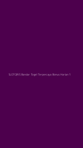 Tampilan Antarmuka Aplikasi Slotqris Bandar Togel Terpercaya Bonus Harian - 1