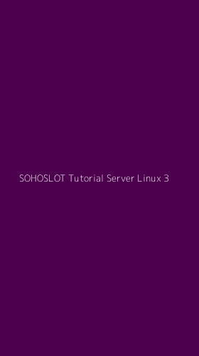 Tampilan Antarmuka Aplikasi Sohoslot Tutorial Server Linux - 3