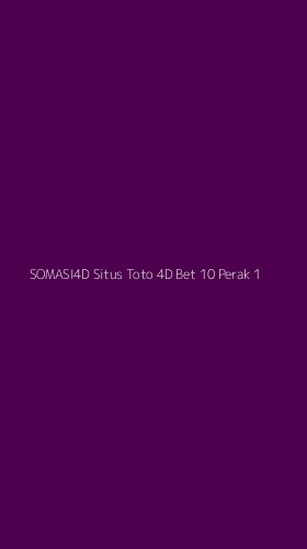 Tampilan Antarmuka Aplikasi Somasi4d Situs Toto 4d Bet 10 Perak - 1