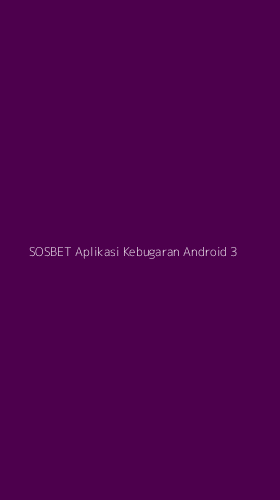 Tampilan Antarmuka Aplikasi Sosbet Aplikasi Kebugaran Android - 3