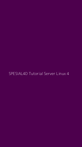 Tampilan Antarmuka Aplikasi Spesial4d Tutorial Server Linux - 4