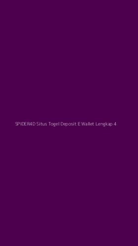 Tampilan Antarmuka Aplikasi Spider4d Situs Togel Deposit E Wallet Lengkap - 4