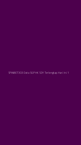 Tampilan Antarmuka Aplikasi Spinbet303 Data Sgp Hk Sdy Terlengkap Hari Ini - 1