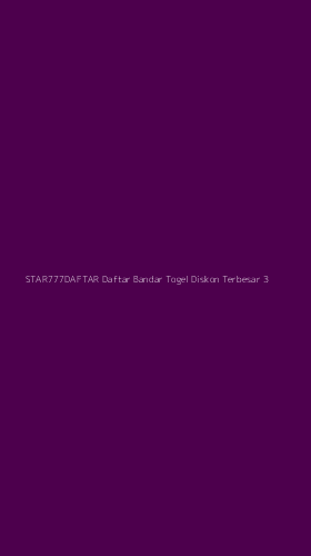 Tampilan Antarmuka Aplikasi Star777daftar Daftar Bandar Togel Diskon Terbesar - 3