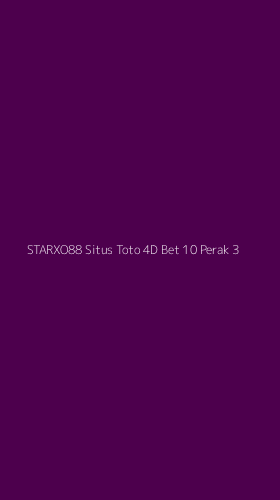 Tampilan Antarmuka Aplikasi Starxo88 Situs Toto 4d Bet 10 Perak - 3
