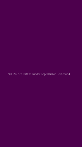 Tampilan Antarmuka Aplikasi Sultan777 Daftar Bandar Togel Diskon Terbesar - 4