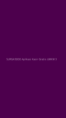 Tampilan Antarmuka Aplikasi Surga5000 Aplikasi Kasir Gratis Umkm - 3