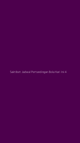 Tampilan Antarmuka Aplikasi Saktibet Jadwal Pertandingan Bola Hari Ini - 4