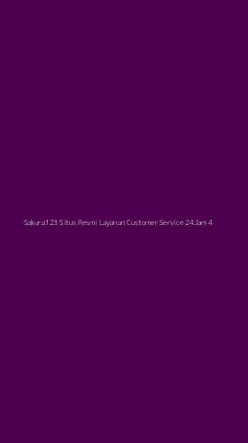 Tampilan Antarmuka Aplikasi Sakura123 Situs Resmi Layanan Customer Service 24jam - 4