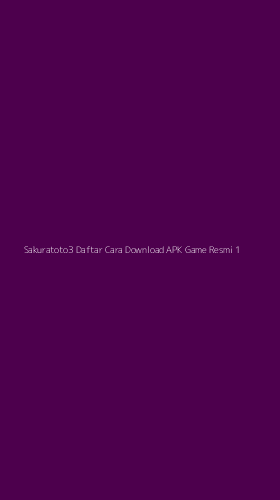 Tampilan Antarmuka Aplikasi Sakuratoto3 Daftar Cara Download Apk Game Resmi - 1