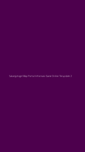 Tampilan Antarmuka Aplikasi Salamjptogel Wap Portal Informasi Game Online Terupdate - 2