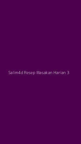 Tampilan Antarmuka Aplikasi Salim4d Resep Masakan Harian - 3