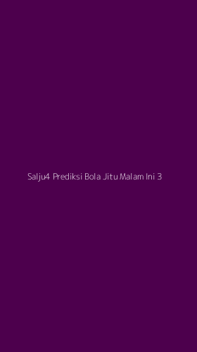 Tampilan Antarmuka Aplikasi Salju4 Prediksi Bola Jitu Malam Ini - 3