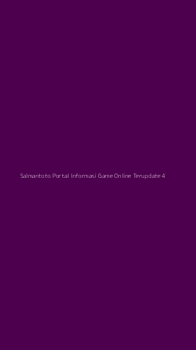 Tampilan Antarmuka Aplikasi Salmantoto Portal Informasi Game Online Terupdate - 4
