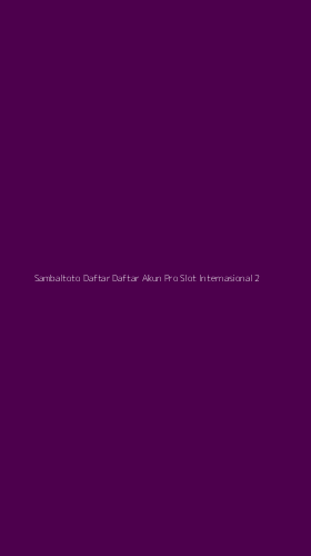Tampilan Antarmuka Aplikasi Sambaltoto Daftar Daftar Akun Pro Slot Internasional - 2