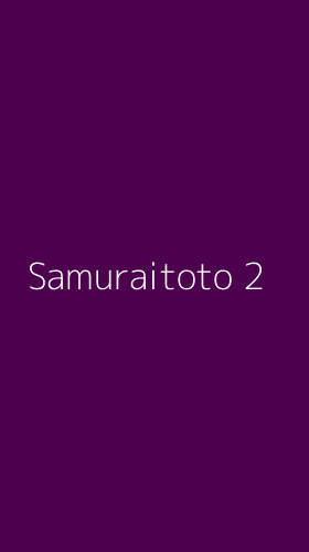 Tampilan Antarmuka Aplikasi Samuraitoto - 2