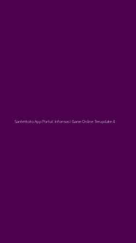 Tampilan Antarmuka Aplikasi Santettoto App Portal Informasi Game Online Terupdate - 4