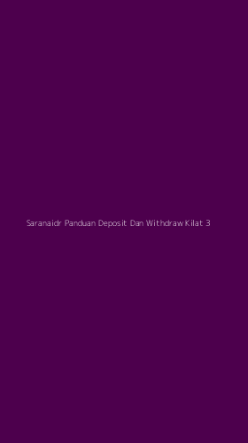 Tampilan Antarmuka Aplikasi Saranaidr Panduan Deposit Dan Withdraw Kilat - 3