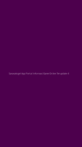 Tampilan Antarmuka Aplikasi Saranatogel App Portal Informasi Game Online Terupdate - 4