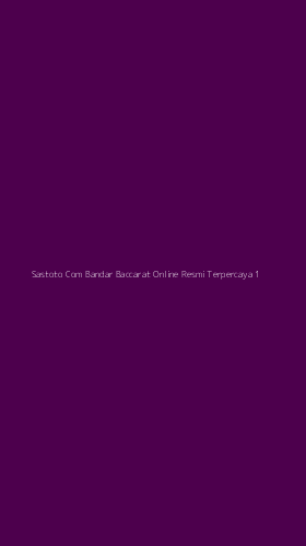 Tampilan Antarmuka Aplikasi Sastoto Com Bandar Baccarat Online Resmi Terpercaya - 1