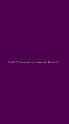 Tampilan Antarmuka Aplikasi Satu777 Cara Main Togel Colok Jitu Pemula - 4