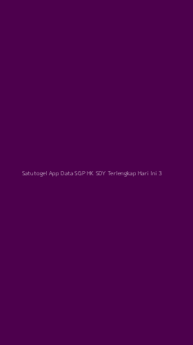 Tampilan Antarmuka Aplikasi Satutogel App Data Sgp Hk Sdy Terlengkap Hari Ini - 3