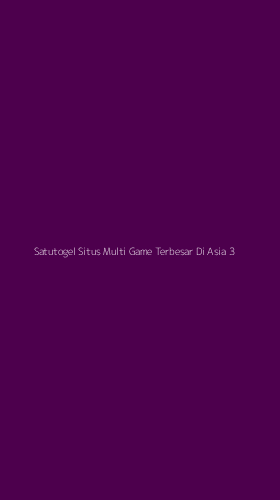Tampilan Antarmuka Aplikasi Satutogel Situs Multi Game Terbesar Di Asia - 3