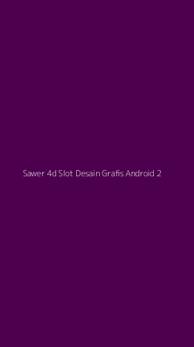 Tampilan Antarmuka Aplikasi Sawer 4d Slot Desain Grafis Android - 2