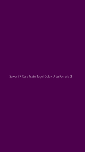 Tampilan Antarmuka Aplikasi Sawer77 Cara Main Togel Colok Jitu Pemula - 3