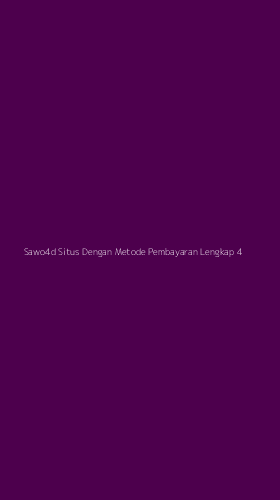 Tampilan Antarmuka Aplikasi Sawo4d Situs Dengan Metode Pembayaran Lengkap - 4