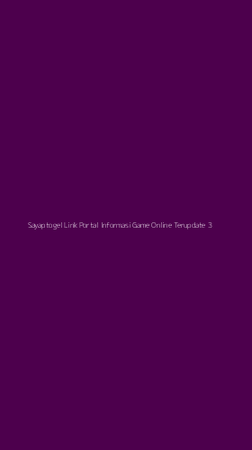 Tampilan Antarmuka Aplikasi Sayaptogel Link Portal Informasi Game Online Terupdate - 3