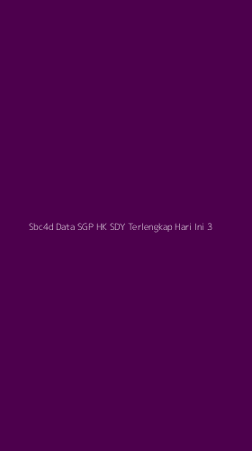 Tampilan Antarmuka Aplikasi Sbc4d Data Sgp Hk Sdy Terlengkap Hari Ini - 3