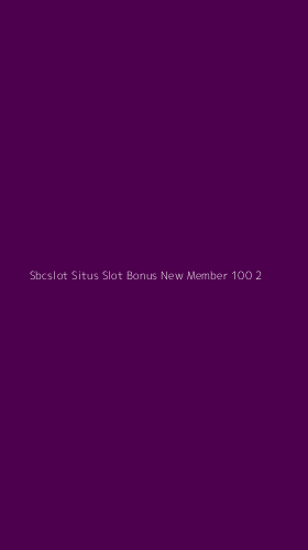 Tampilan Antarmuka Aplikasi Sbcslot Situs Slot Bonus New Member 100 - 2