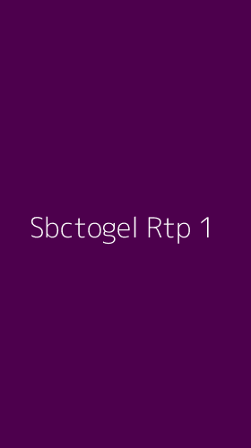 Tampilan Antarmuka Aplikasi Sbctogel Rtp - 1