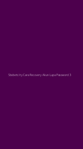 Tampilan Antarmuka Aplikasi Sbobetcity Cara Recovery Akun Lupa Password - 3