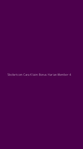 Tampilan Antarmuka Aplikasi Sbobetcom Cara Klaim Bonus Harian Member - 4