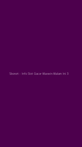 Tampilan Antarmuka Aplikasi Sbonet - Info Slot Gacor Maxwin Malam Ini - 3