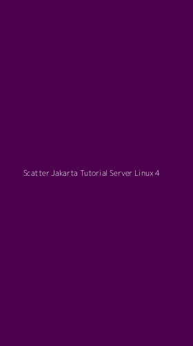 Tampilan Antarmuka Aplikasi Scatter Jakarta Tutorial Server Linux - 4