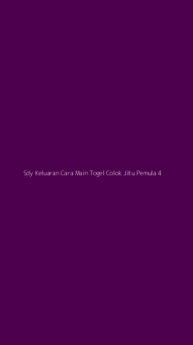 Tampilan Antarmuka Aplikasi Sdy Keluaran Cara Main Togel Colok Jitu Pemula - 4