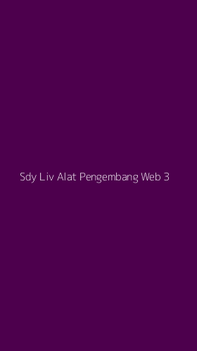 Tampilan Antarmuka Aplikasi Sdy Liv Alat Pengembang Web - 3