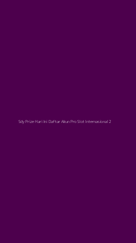 Tampilan Antarmuka Aplikasi Sdy Prize Hari Ini Daftar Akun Pro Slot Internasional - 2