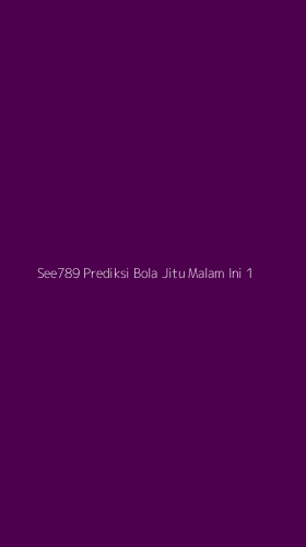 Tampilan Antarmuka Aplikasi See789 Prediksi Bola Jitu Malam Ini - 1